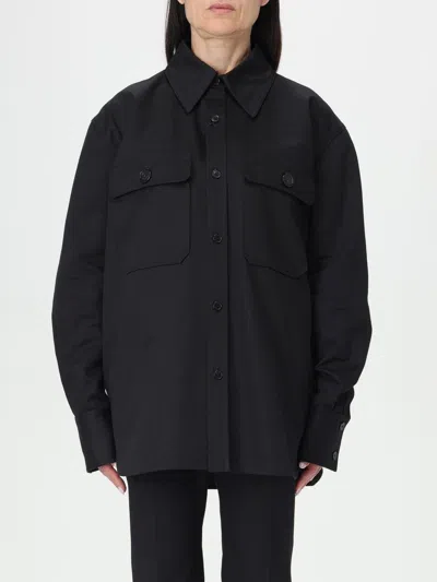 Saint Laurent Cotton Shirt In Black