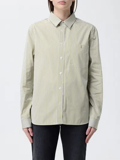 Saint Laurent Shirt Woman  In Neutral