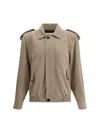 Saint Laurent Nubuck Bomber Jacket