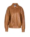 Saint Laurent Women Vintage Lamb Leather Bomber