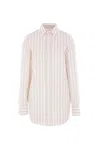 Saint Laurent Striped Cassandre Shirt