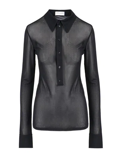 Saint Laurent Shirts In Black
