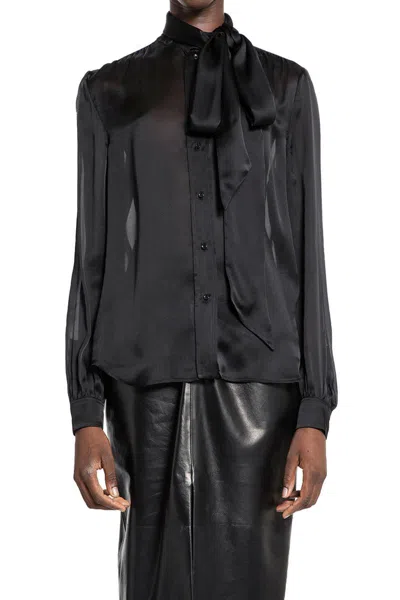 Saint Laurent Shirts In Black