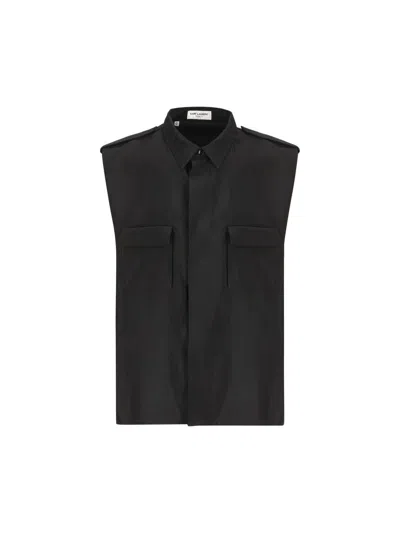 Saint Laurent Shirts In Black