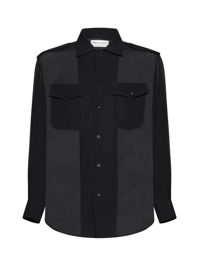 Saint Laurent Shirts In Black