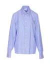 Saint Laurent Cassandre Shirt In Blue