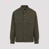 Saint Laurent Long-sleeved Twill Overshirt