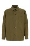 Saint Laurent Overshirt In Green