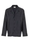 Saint Laurent Silk Shirt With All-over Embroidery Pattern In Multi