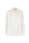 Saint Laurent Cassandre Shirt And Blouse White In Neutral