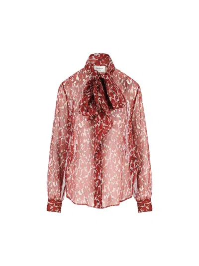 Saint Laurent Shirts In Red