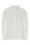 Saint Laurent White Poplin Shirt In White