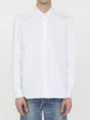 Saint Laurent Yves Collar Shirt In White