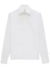 Saint Laurent Long-sleeve Cotton Shirt In White