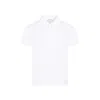 Saint Laurent Cotton Piqué Cassandre Embroidery Polo Shirt Clothing In White