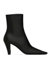 Saint Laurent Logo Boots In Black