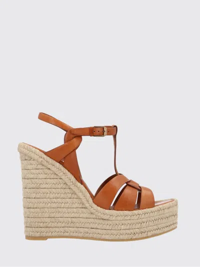 Saint Laurent Shoes Woman  In Brown