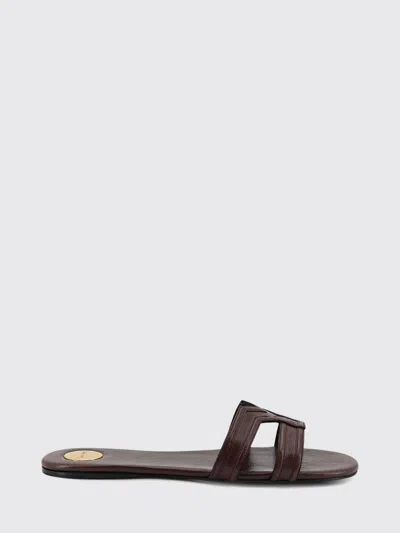 Saint Laurent Shoes Woman  In Brown