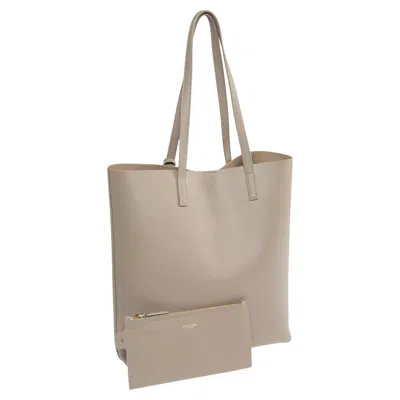 Pre-owned Saint Laurent Shopping Bag 'greyish Brown'