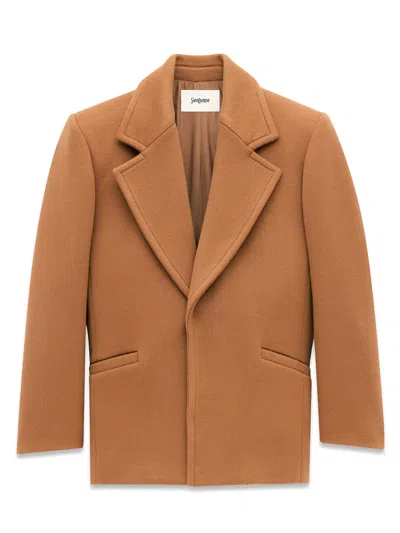 SAINT LAURENT SHORT COAT