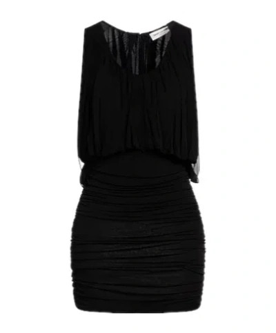 Saint Laurent Short Dresses In Black