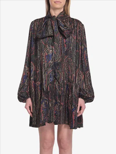 Saint Laurent Short Lavallire Dress