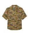 Saint Laurent Multicolor Viscose Pattern Shirt In Multi