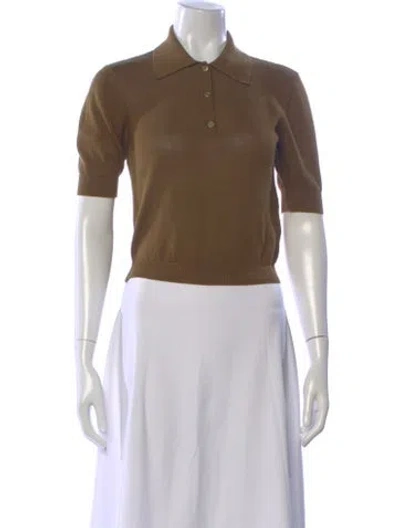 Pre-owned Saint Laurent Short Sleeve Polo In Neutral