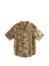 Saint Laurent Multicolor Viscose Pattern Shirt In Multi