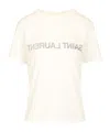 Saint Laurent Reverse Logo T-shirt In White