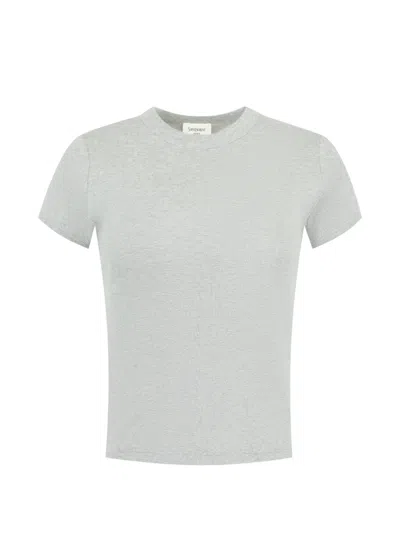 Saint Laurent Short-sleeve T-shirt In White
