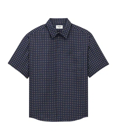 Saint Laurent Short-sleeved Shirt In Blue