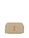 Saint Laurent Quilted Leather Mini Bag In Brown