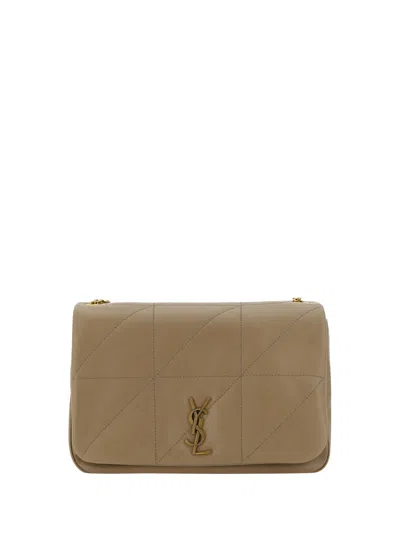 Saint Laurent Shoulder Bags In Beige