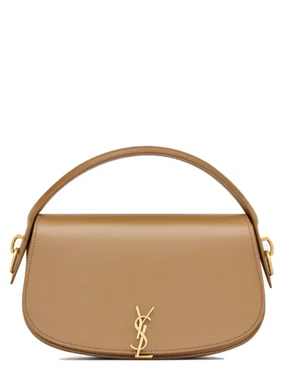 Saint Laurent Shoulder Bag "voltaire" In Beige