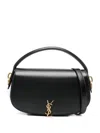 Saint Laurent Shoulder Bag With Application In Black