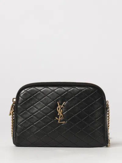 Saint Laurent Shoulder Bag Woman In Black