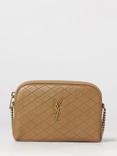 Saint Laurent Shoulder Bag Woman In Brown