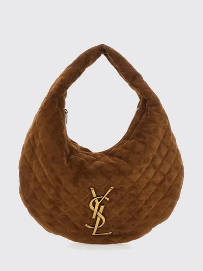 Saint Laurent Shoulder Bag Woman In Brown