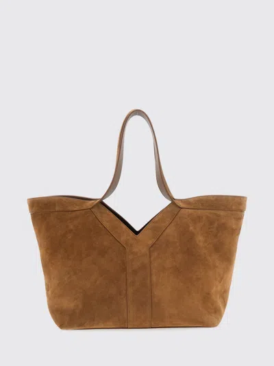 Saint Laurent Shoulder Bag Woman In Brown