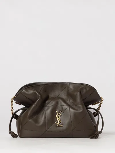 Saint Laurent Shoulder Bag Woman In Brown