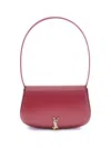 Saint Laurent Demi Lune Leather Shoulder Bag