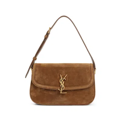 Saint Laurent Shoulder Bags In Beige