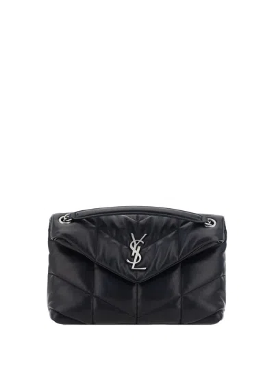 Saint Laurent Shoulder Bags In Black