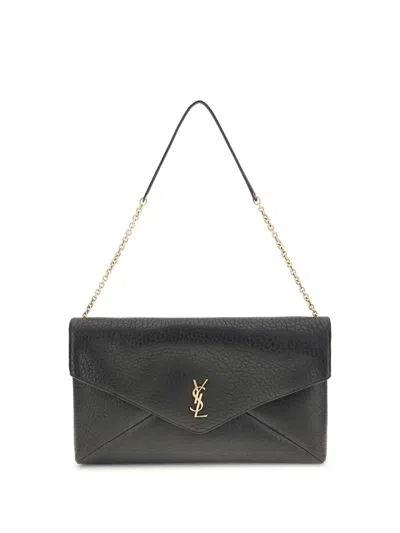 Saint Laurent Shoulder Bags In Black