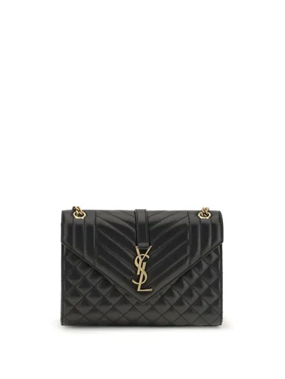 Saint Laurent Shoulder Bags In Black