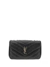 Saint Laurent Loulou Shoulder Bag In Black