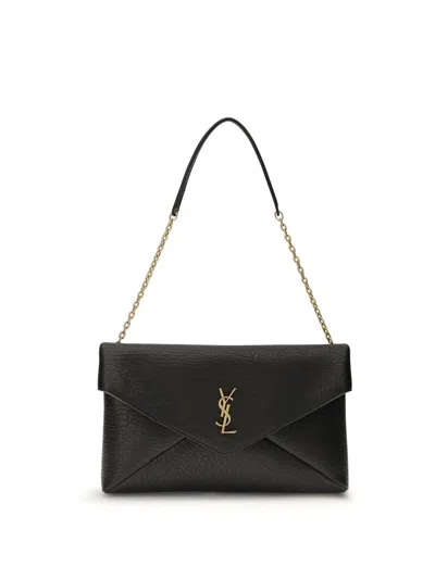 Saint Laurent Shoulder Bags In Black