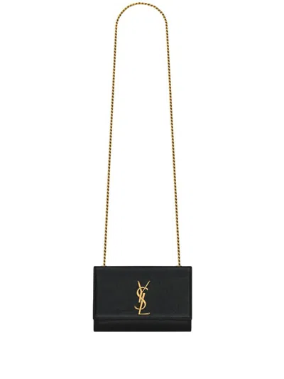 Saint Laurent Loulou Large Shoulder Bag In Black