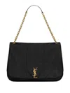 Saint Laurent Jamie Leather Shoulder Bag In Black